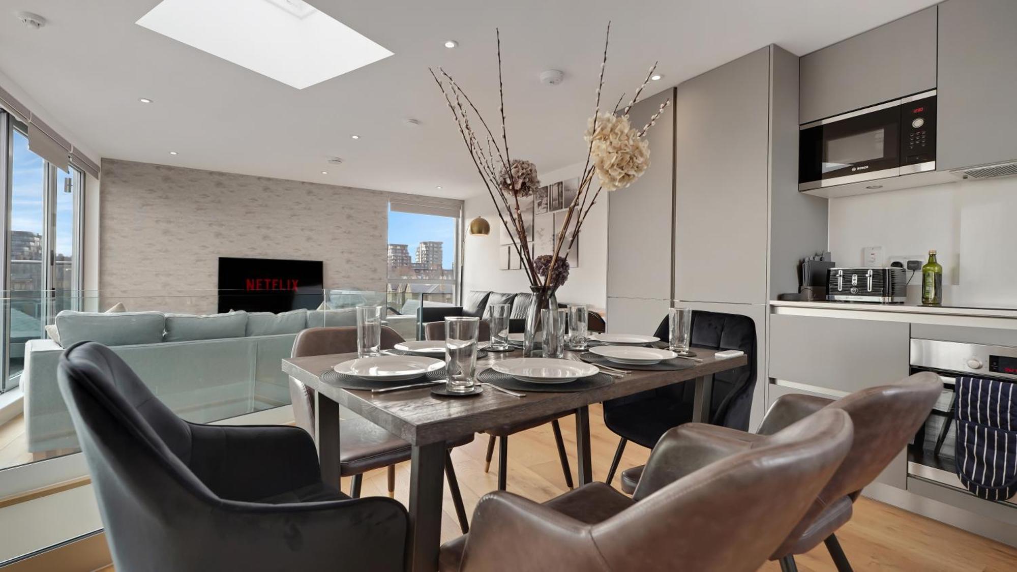 Modern And Spacious Penthouse Apartment In Putney With Free Parking Londra Exterior foto